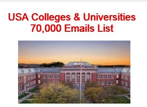 college email list
