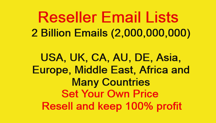 reseller email list