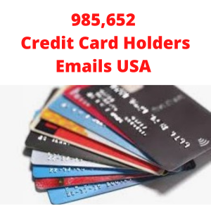 credit card holders users email database list usa